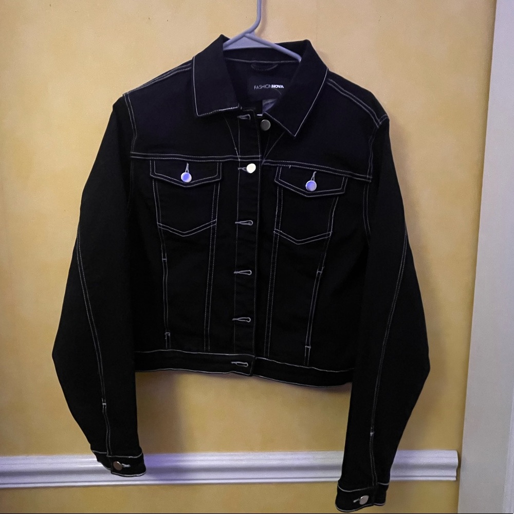 Black Jean Jacket